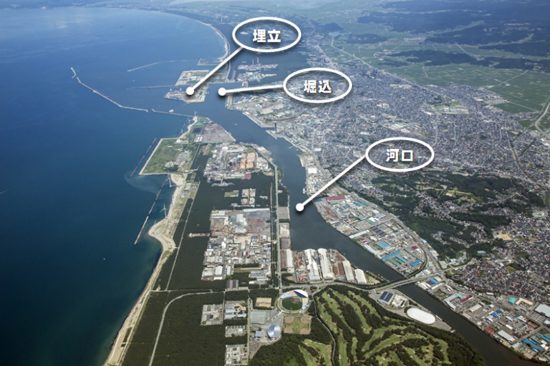 秋田港の変遷