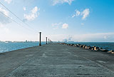 八戸港で一番長い北防波堤