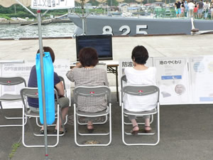 事務所ブースの様子