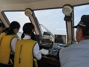 将軍野中学校職場訪問の様子2
