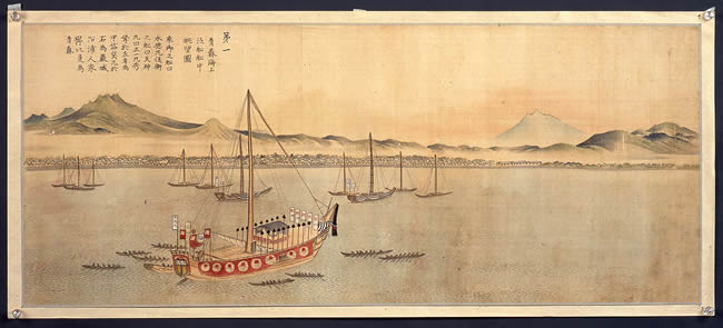 昔の青森港