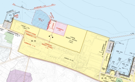 市川地区平面図