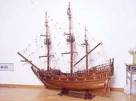 ブレスケンス号の模型船