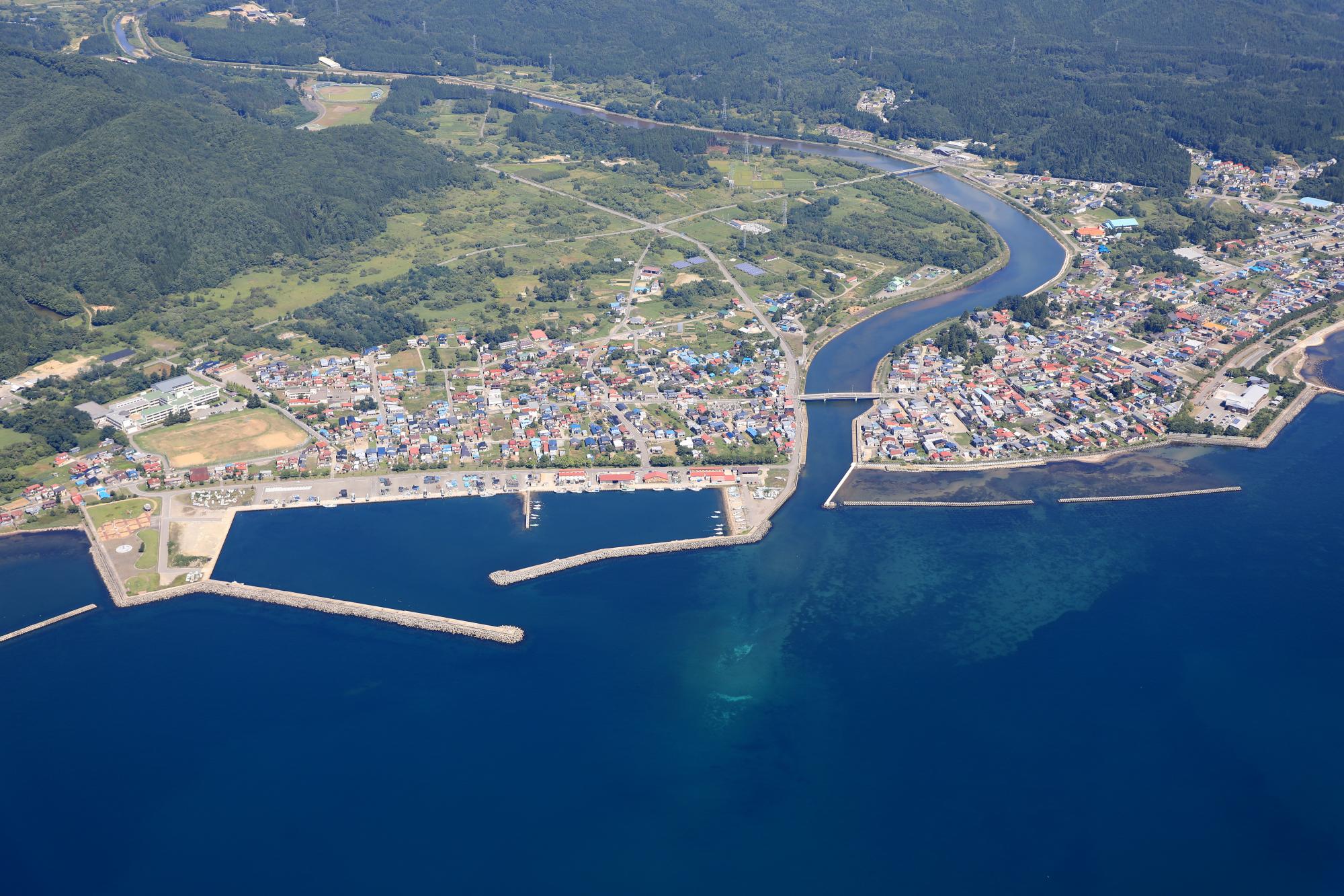 川内港航空写真