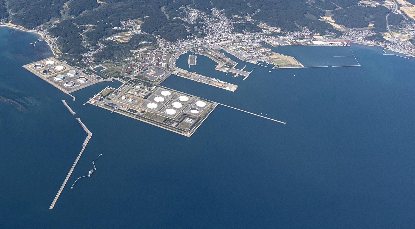 船川港航空写真