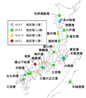 リサイクルポートの地図